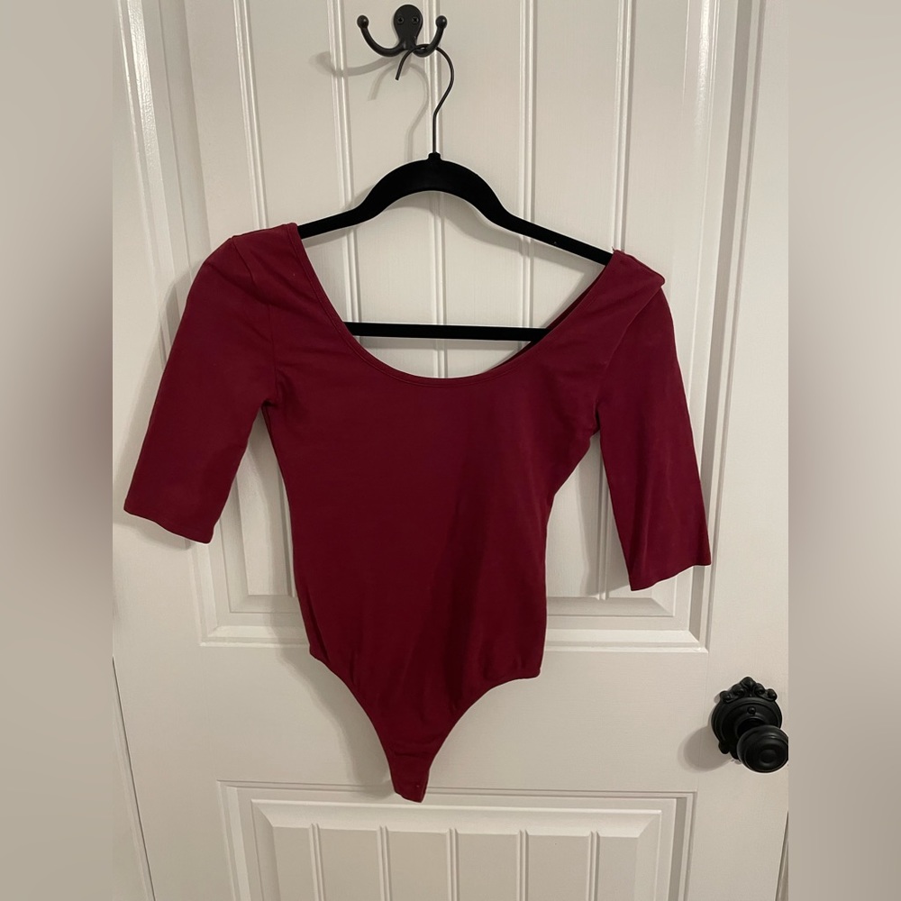 PacSun Maroon Bodysuit Size X-Small